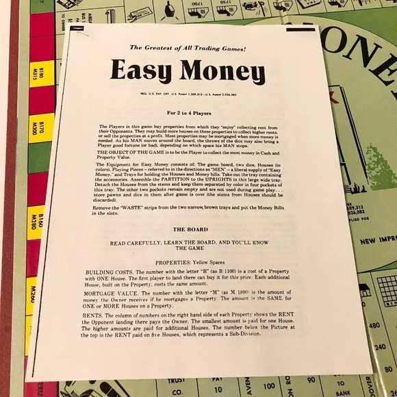 Vintage 1966 Easy Money Board Game Milton Bradley Somerville Missing 1 House - Picture 15 of 16